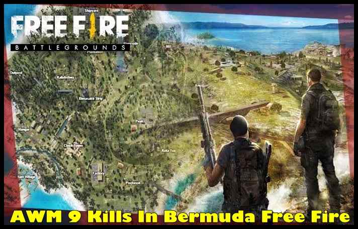 AWM 9 Kills In Bermuda Free Fire