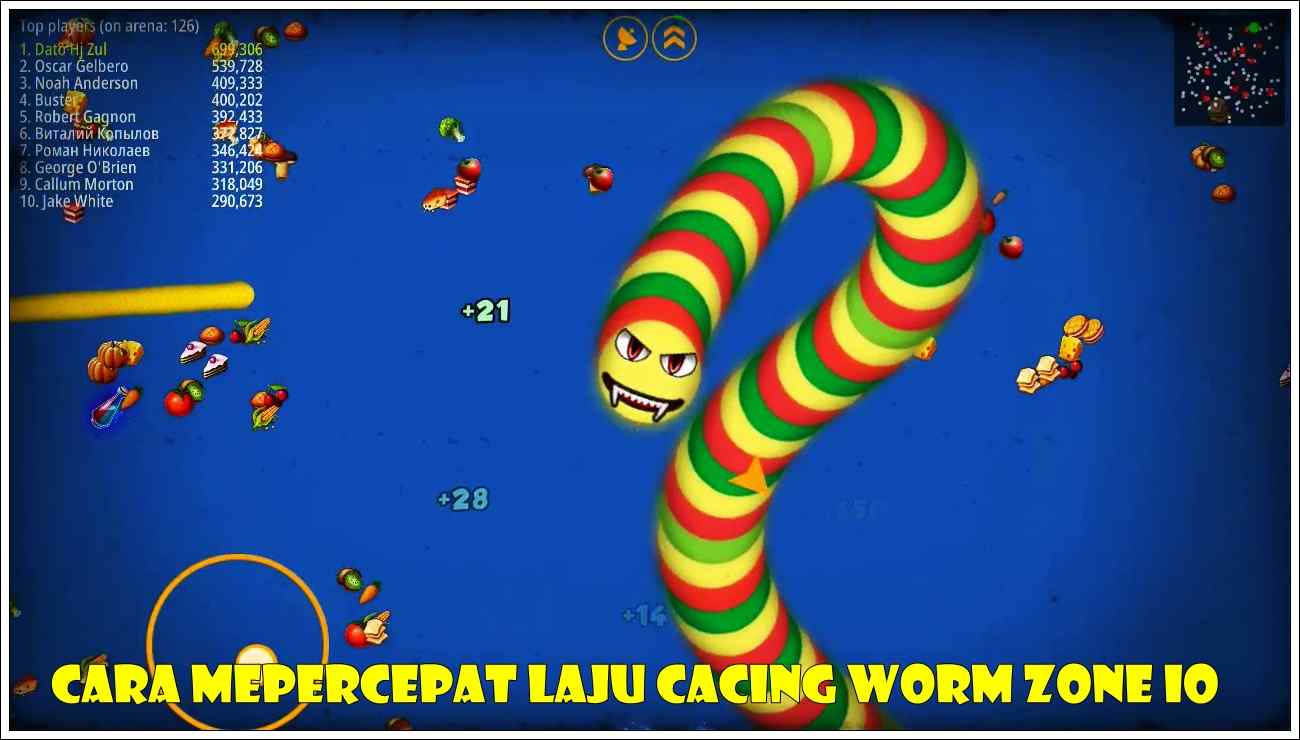 Cara Mepercepat Laju Cacing Worm Zone Io