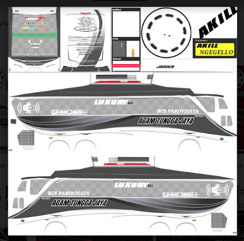 Livery Bussid SHD Terbaru 2020