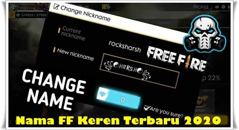 Kumpulan Nama  FF  Keren  Terbaru 2021 GAMEOL ID