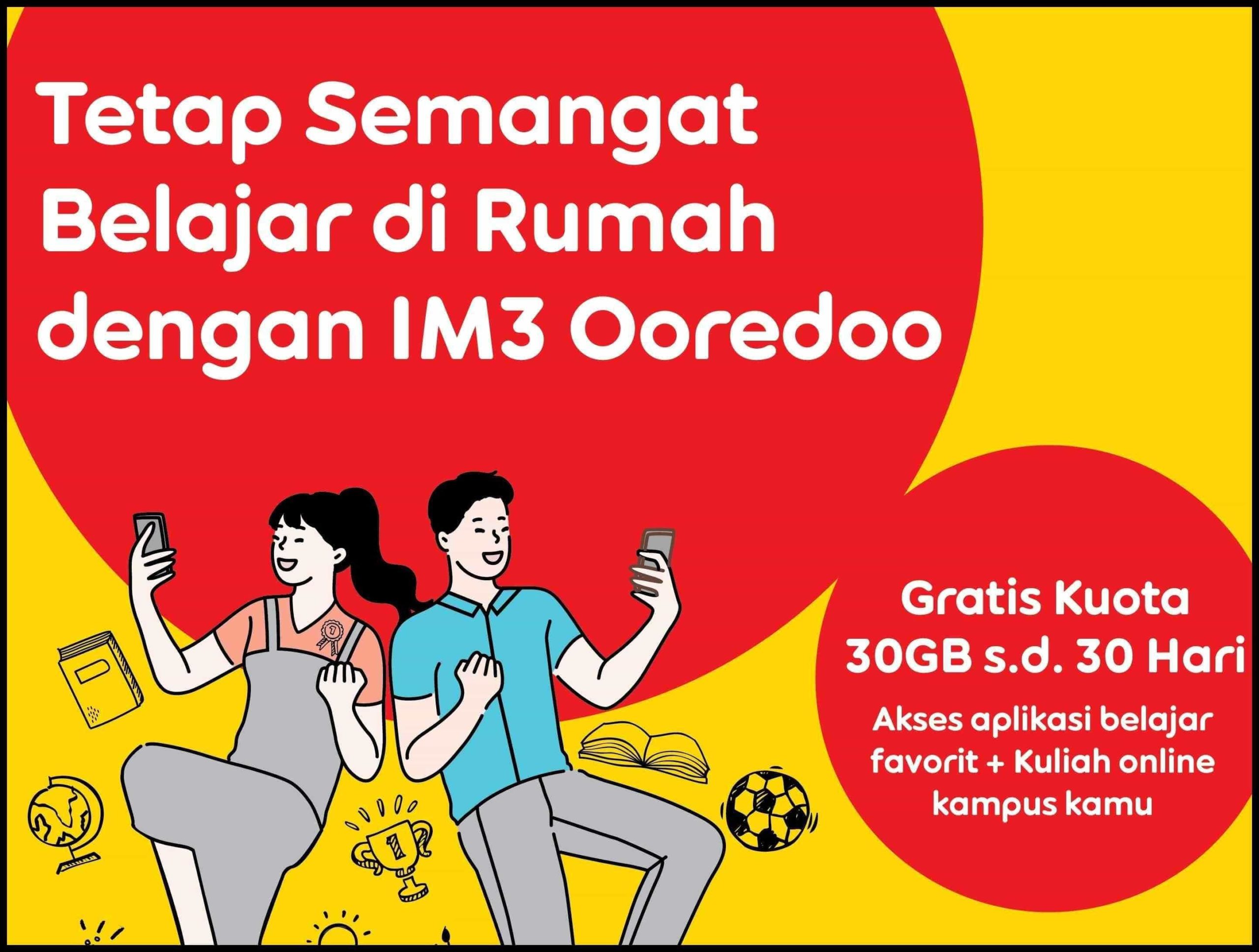 Cara Membeli Kuota Edukasi Indosat 30 GB