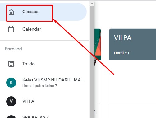 Cara Masuk Kelas Di Google Classroom