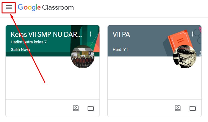 Cara Pilih Kelas Di Google Classroom