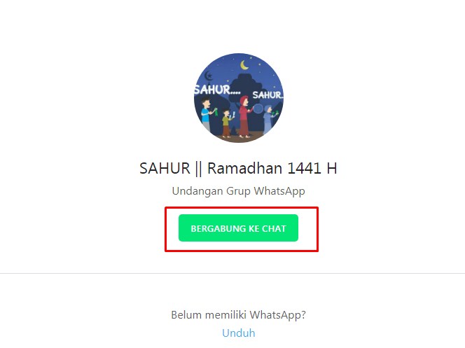 Link Grup Wa Ramadhan 2020