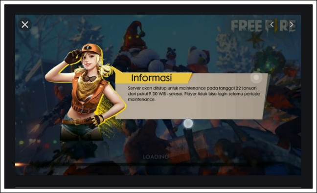 FF Free Fire Diblokir Atau Ditutup