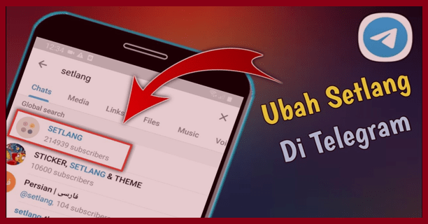 Cara Mengubah Setlang Telegram