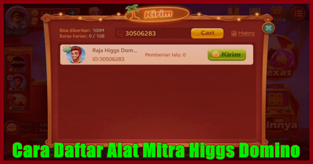 Cara Daftar Agen Alat Mitra Higgs Domino