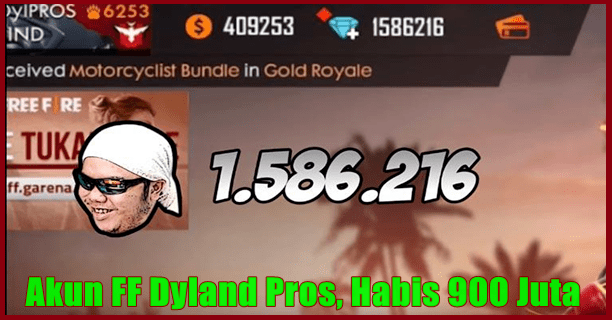 Harga Akun FF Dyland Pros