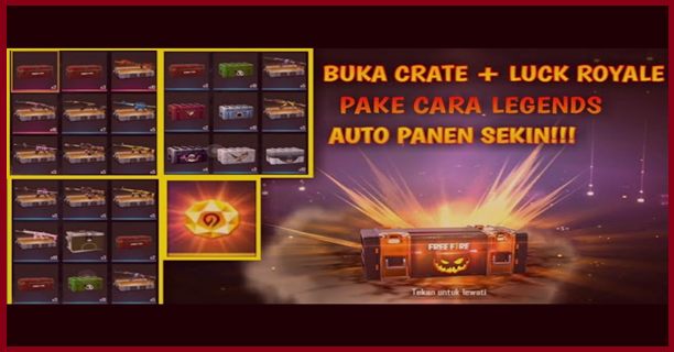 Hadiah Lucky Crate Free Fire