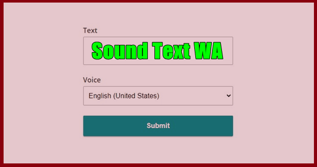 Sound Text Whatsapp