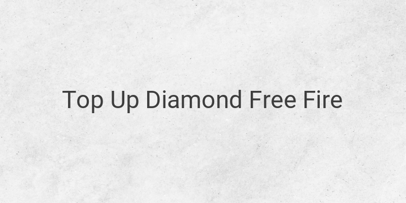 Cara Top Up Diamond Free Fire di Upoint.id