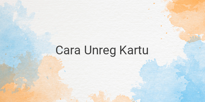 Cara Unreg Kartu SIM GSM yang Hilang