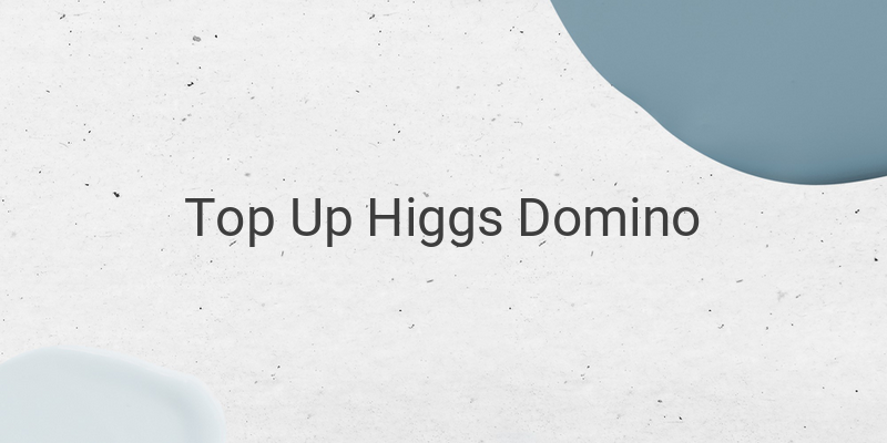 Cara Up Chip Ungu Higgs Domino