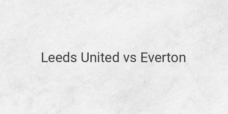 Inilah Link Live Streaming Liga Inggris Leeds vs Everton