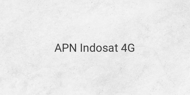 Cek APN Indosat 4G Tercepat