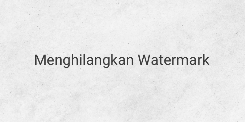 Cara Menghilangkan Watermark dengan Alight Motion Apk