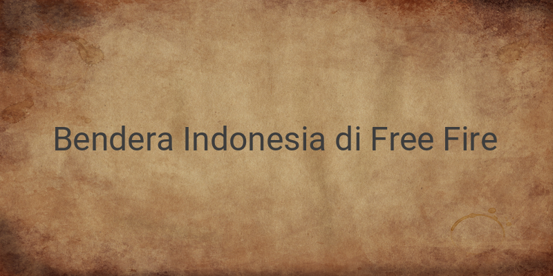 Kode Bendera Indonesia FF