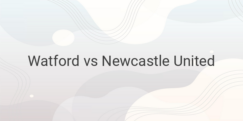 Inilah Link Live Streaming Liga Inggris Watford vs Newcastle
