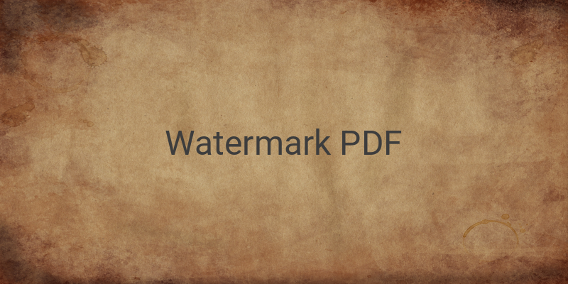 4 Cara Menghilangkan Watermark di file PDF