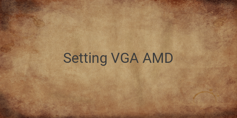 Cara Mudah dan Anti Ribet Setting VGA AMD untuk Game