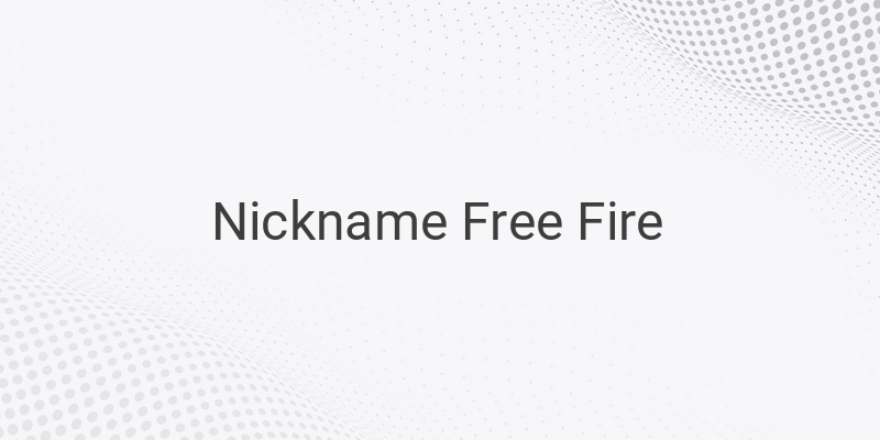 Cara Membuat Nickname Free Fire Keren