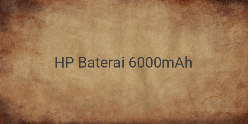 7 HP Baterai 6000 mAh, Mulai Rp 1 Jutaan