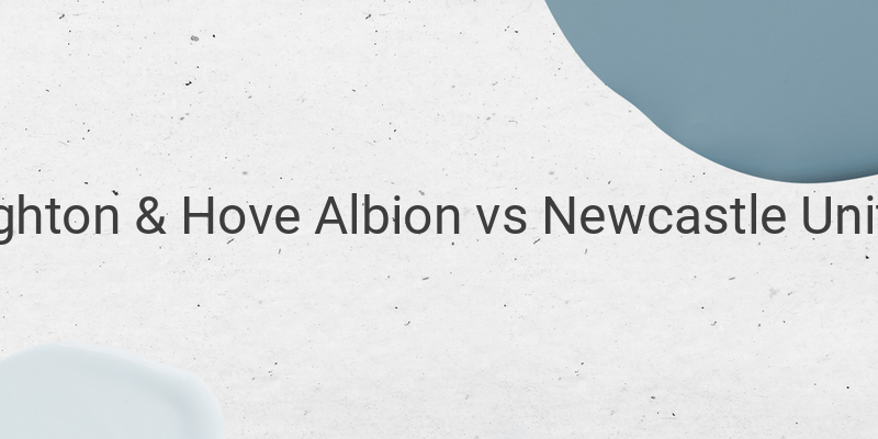 Live Streaming Liga Inggris Brighton vs Newcastle Liga Inggris di Mola TV