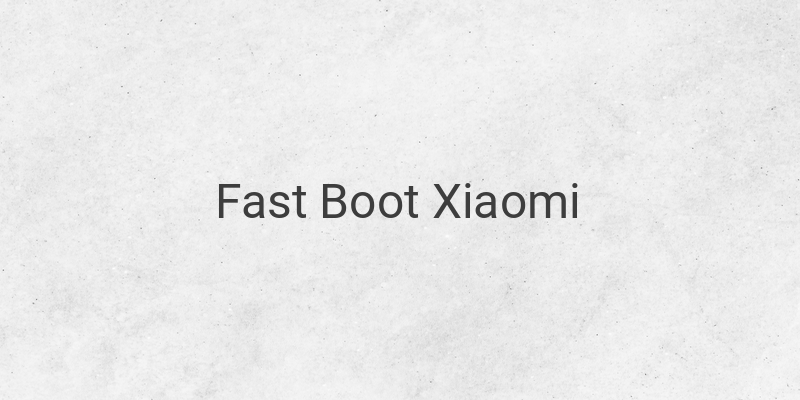 3 Cara Keluar dari Mode Fast Boot Xiaomi