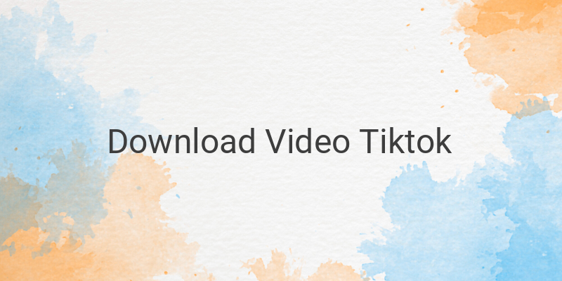Cara Download Video TikTok di PC Tanpa Watermark