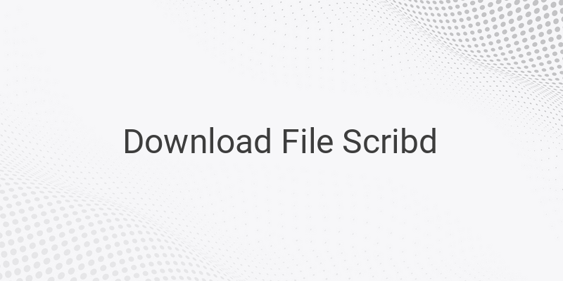 Cara Download Scribd