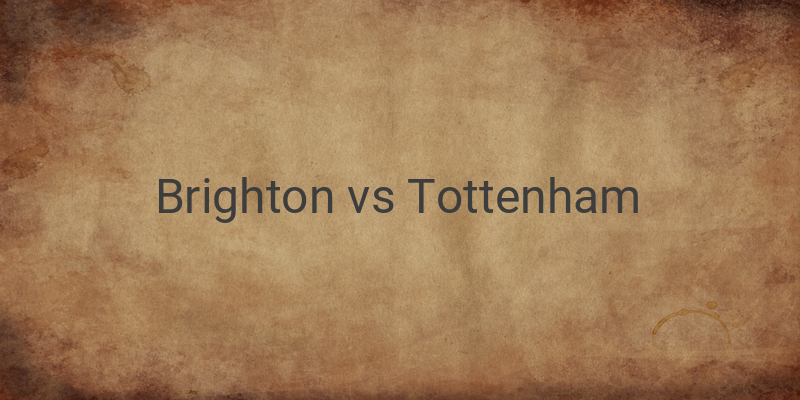 Live Streaming Liga Inggris Brighton vs Tottenham di Mola TV