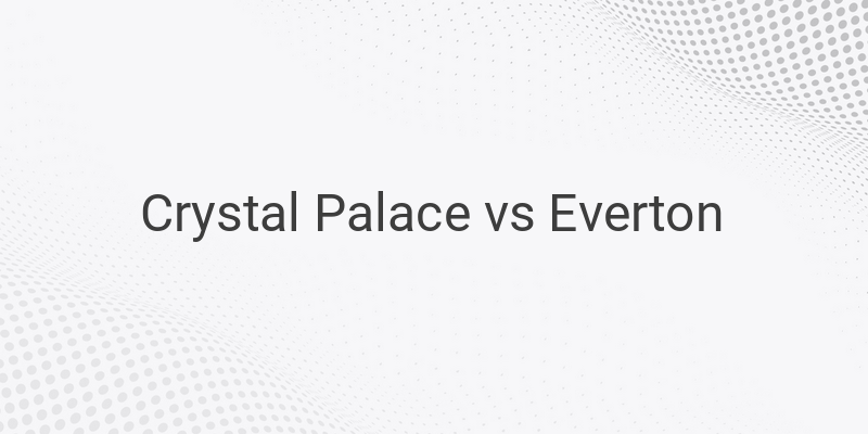 Inilah Link Live Streaming Liga Inggris Crystal Palace vs Everton