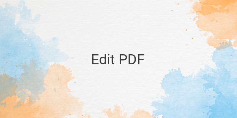Cara Mudah Mengedit File PDF di HP