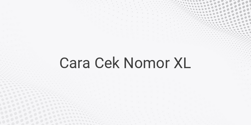 Cara Cek Nomor XL Sendiri dengan Mudah dan Simpel