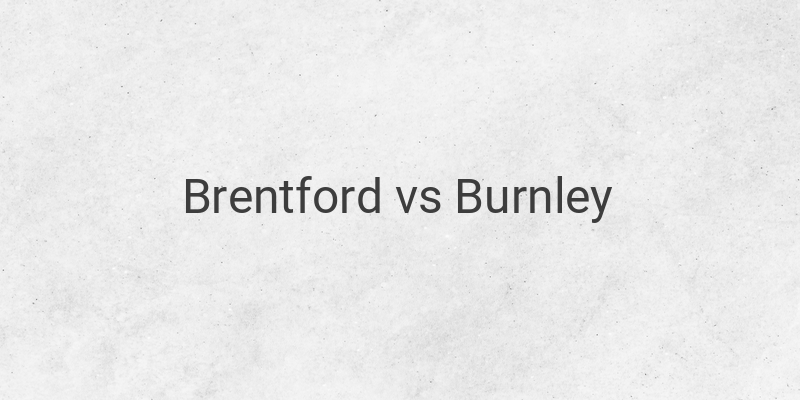 Link Live Streaming Liga Inggris Brentford vs Burnley Malam Ini