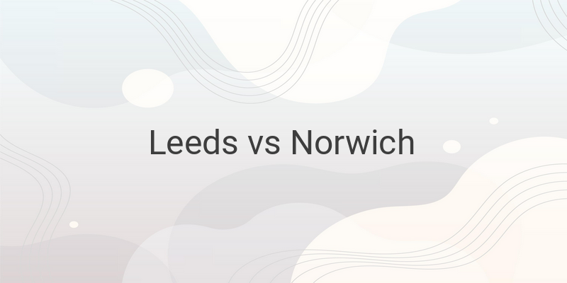 Link Live Streaming Liga Inggris Leeds vs Norwich Malam Ini