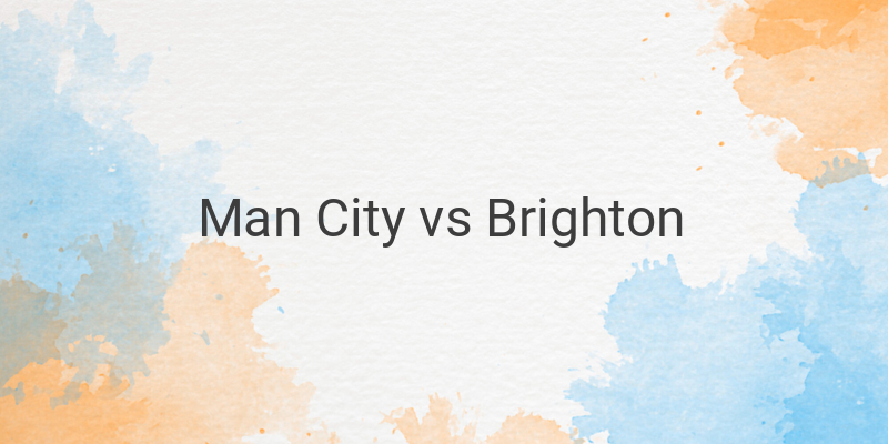 Link Live Streaming Mola TV Liga Inggris Man City vs Brighton