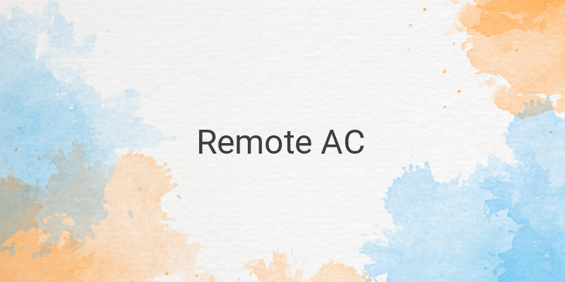 Kode Remote AC Universal
